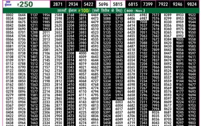 Rajshree 50 budh weekly lottery 7.30pm result 3 July 2024