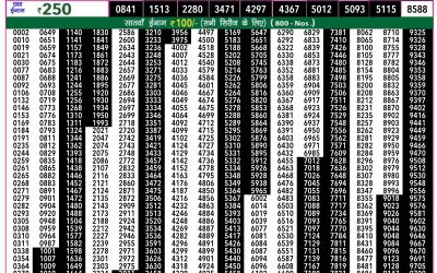 Rajshree 50 budh weekly lottery 7.30pm result 17 July 2024