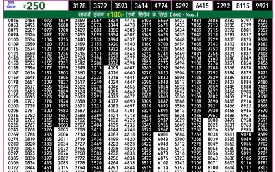 Rajshree 50 shani weekly lottery 7.30pm result 13 July 2024