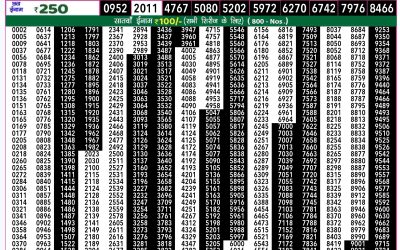 Rajshree 50 budh weekly lottery 7.30pm result 7 August 2024