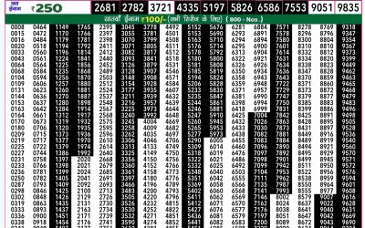 Rajshree 50 shani weekly lottery 7.30pm result 31 August 2024