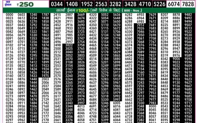 Rajshree 50 shukra weekly lottery 7.30pm result 20 September 2024