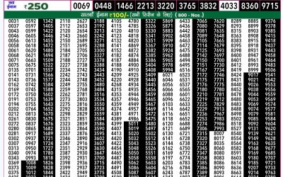 Rajshree50 budh weekly lottery 7.30pm result 13 November 2024